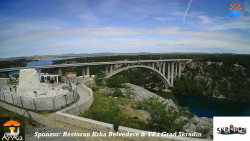 Skradin, řeka Krka, most A1