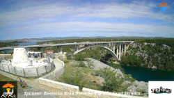 Skradin, řeka Krka, most A1