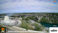 Skradin, řeka Krka, most A1
