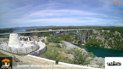 Skradin, řeka Krka, most A1