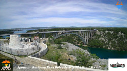 Skradin, řeka Krka, most A1