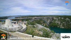 Skradin, řeka Krka, most A1
