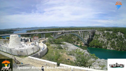Skradin, řeka Krka, most A1