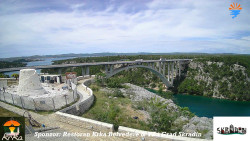 Skradin, řeka Krka, most A1