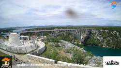 Skradin, řeka Krka, most A1