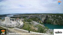 Skradin, řeka Krka, most A1