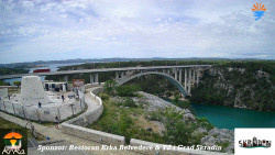 Skradin, řeka Krka, most A1