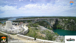 Skradin, řeka Krka, most A1