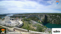 Skradin, řeka Krka, most A1