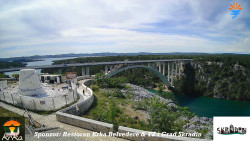 Skradin, řeka Krka, most A1