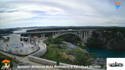 Skradin, řeka Krka, most A1