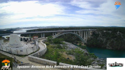 Skradin, řeka Krka, most A1