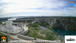 Skradin, řeka Krka, most A1