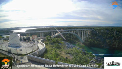 Skradin, řeka Krka, most A1