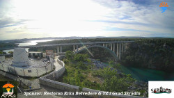 Skradin, řeka Krka, most A1