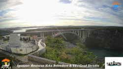 Skradin, řeka Krka, most A1