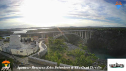 Skradin, řeka Krka, most A1