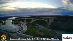 Skradin, řeka Krka, most A1