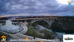 Skradin, řeka Krka, most A1