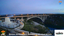 Skradin, řeka Krka, most A1