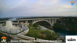 Skradin, řeka Krka, most A1