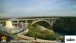 Skradin, řeka Krka, most A1