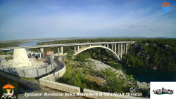 Skradin, řeka Krka, most A1