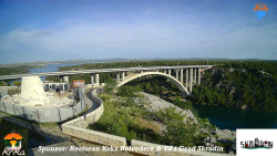 Skradin, řeka Krka, most A1
