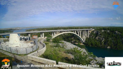 Skradin, řeka Krka, most A1