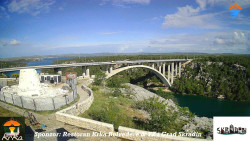Skradin, řeka Krka, most A1
