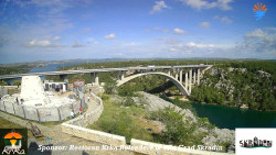 Skradin, řeka Krka, most A1