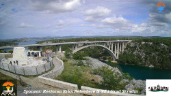 Skradin, řeka Krka, most A1