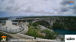 Skradin, řeka Krka, most A1