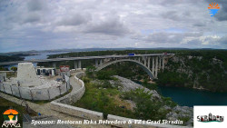 Skradin, řeka Krka, most A1
