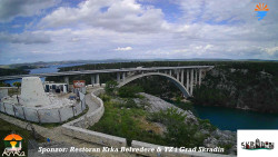 Skradin, řeka Krka, most A1