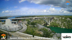 Skradin, řeka Krka, most A1
