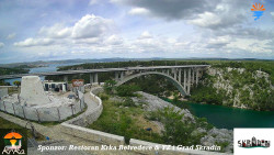 Skradin, řeka Krka, most A1