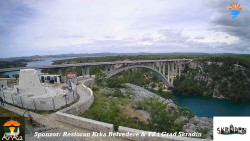 Skradin, řeka Krka, most A1