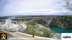Skradin, řeka Krka, most A1