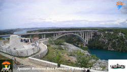 Skradin, řeka Krka, most A1