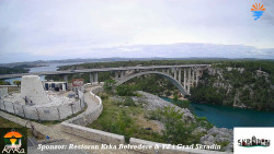 Skradin, řeka Krka, most A1