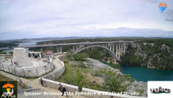 Skradin, řeka Krka, most A1