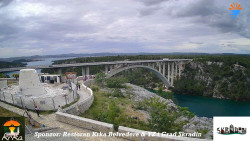 Skradin, řeka Krka, most A1