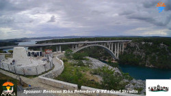Skradin, řeka Krka, most A1