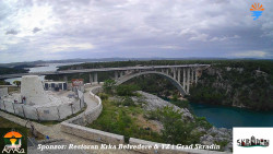 Skradin, řeka Krka, most A1