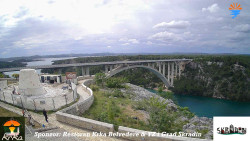 Skradin, řeka Krka, most A1