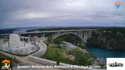 Skradin, řeka Krka, most A1