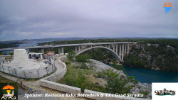 Skradin, řeka Krka, most A1