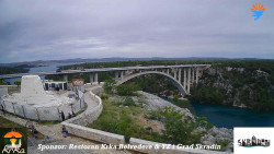 Skradin, řeka Krka, most A1