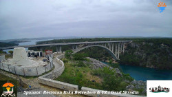 Skradin, řeka Krka, most A1